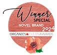 Mejor mejor marca novel certificada 2024 en Organics Clean Awards
